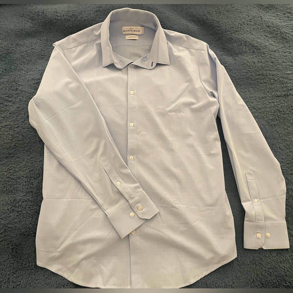 Mizzen and Main Leeward Blue dress shirt.